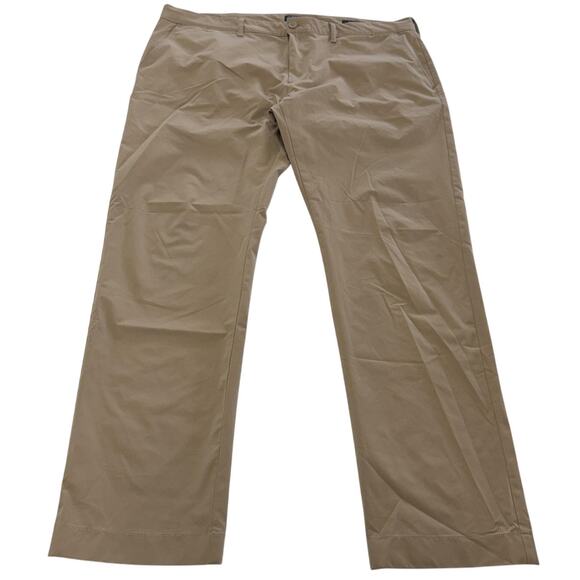 J Crew Flex Pants Mens 38x32 Tan Khaki Slim Fit Style AA712 Dress Casual - Picture 1 of 9